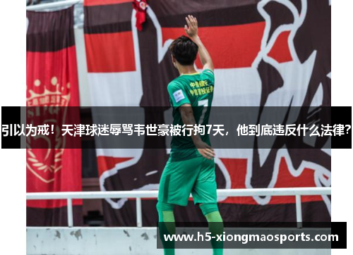 引以为戒！天津球迷辱骂韦世豪被行拘7天，他到底违反什么法律？